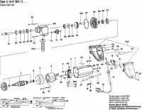 Bosch 0 601 101 907 Ub(J)75B 26 Drill 230 V / Eu Spare Parts